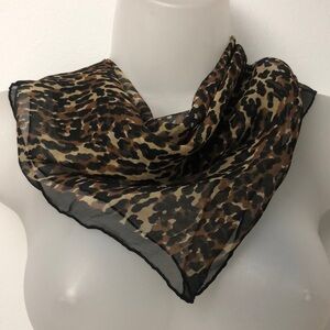 VTG Animal print square scarf, bandana